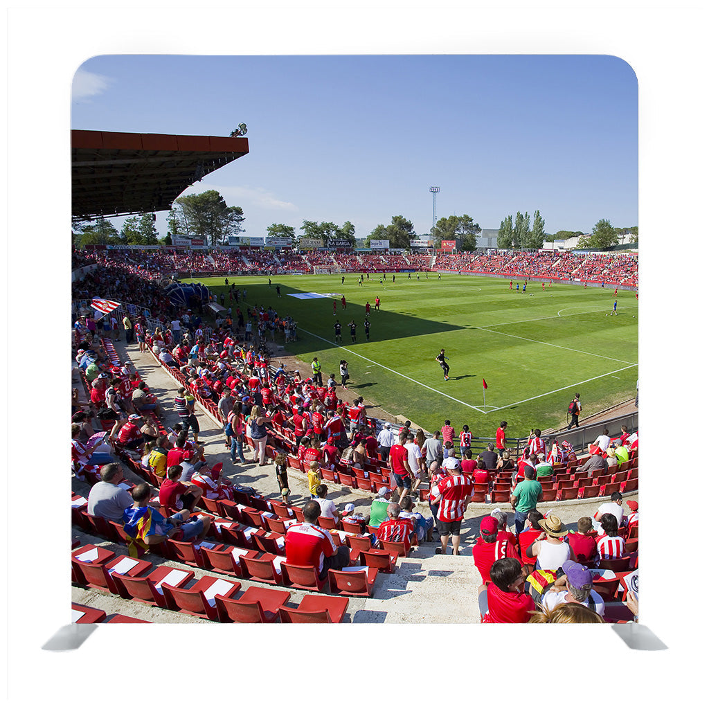 People in Montilivi stadium before the Spanish Second Division League match BackgroundMedia Wall - Backdropsource