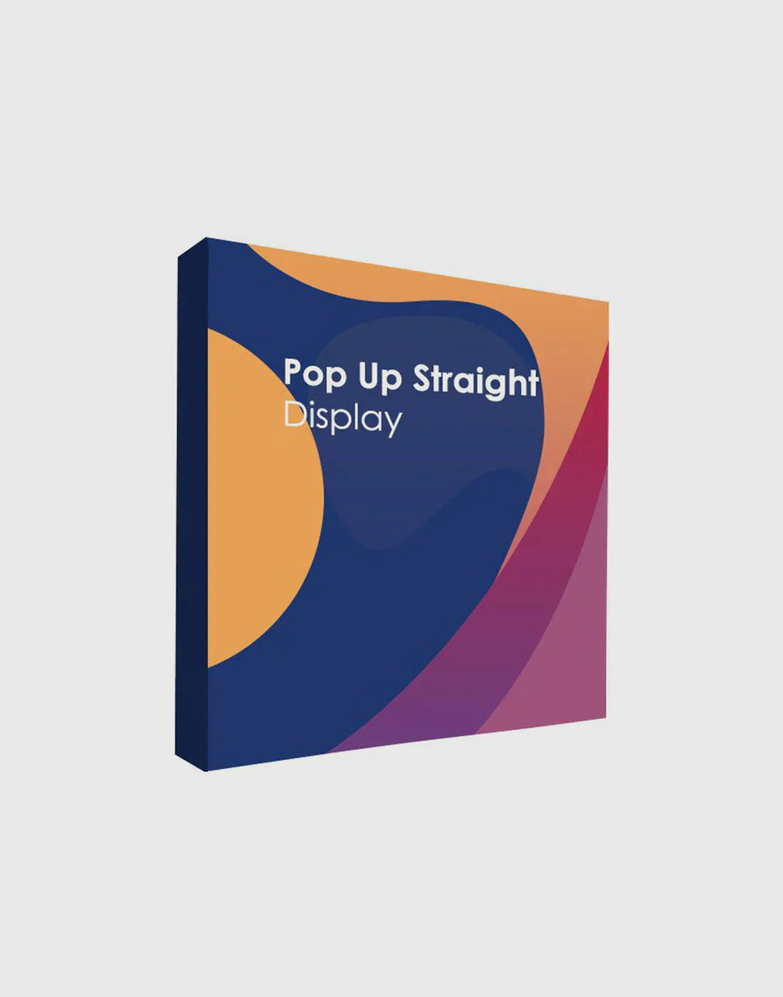 Portable Velcro Fabric Pop-Up Straight Display Wall