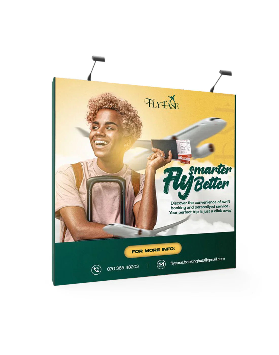 Kit de pared trasera recta emergente con luces de sujeción