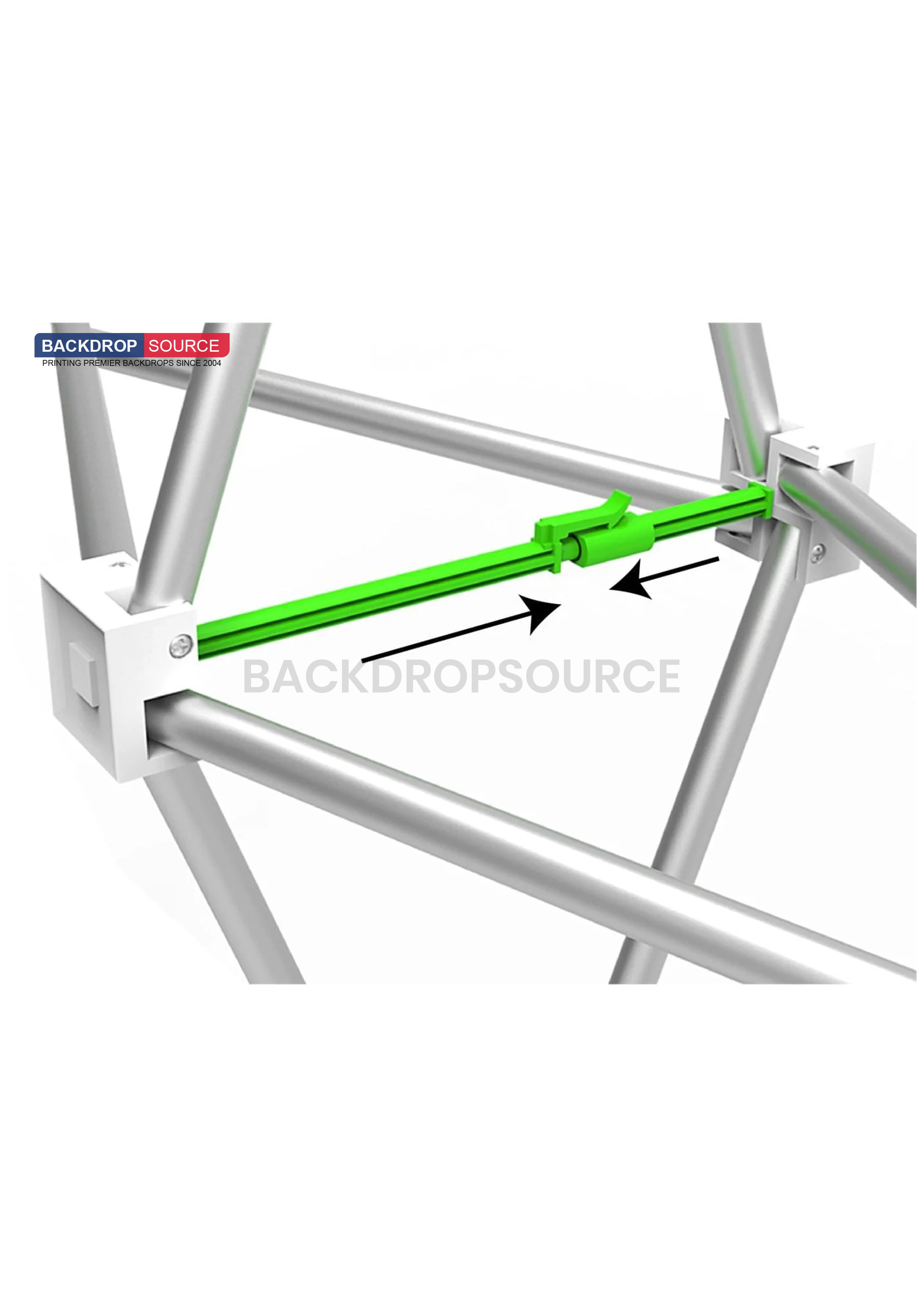 Kit de pared trasera curva emergente con luces de sujeción