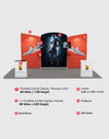 Portable Exhibit Display 20ft - Model 8 - Backdropsource