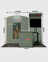 Portable Exhibit Display 10ft x 10ft - Model 11