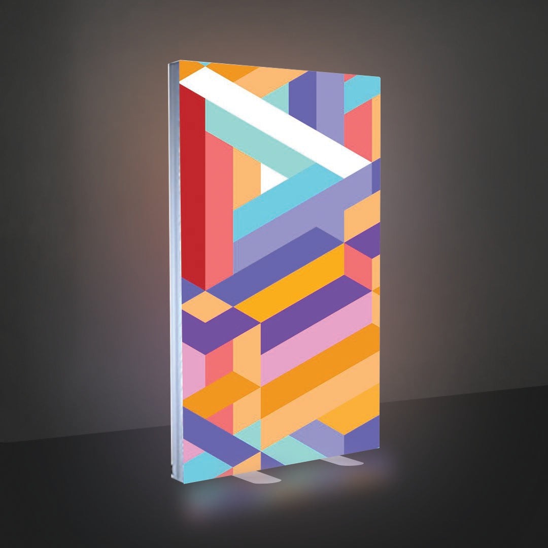 SEG Frameless Fabric LED Light Box Display - 4ft W x 6.5ft H