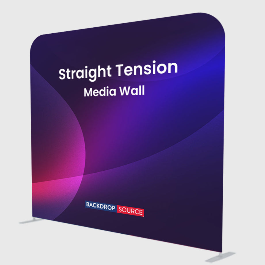Premium Straight Tension Fabric Backdrop Display