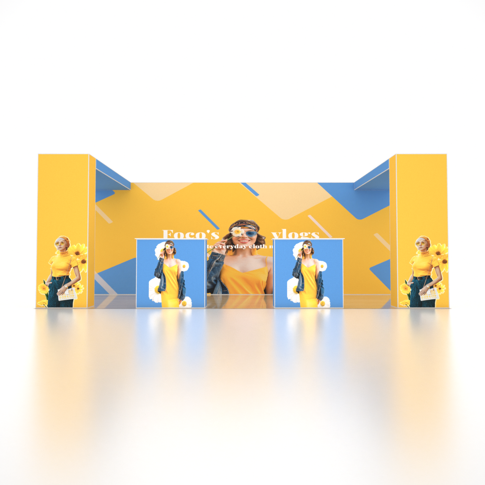 SEG Pro Popup Booth – Model 5 (20ft x 10ft)