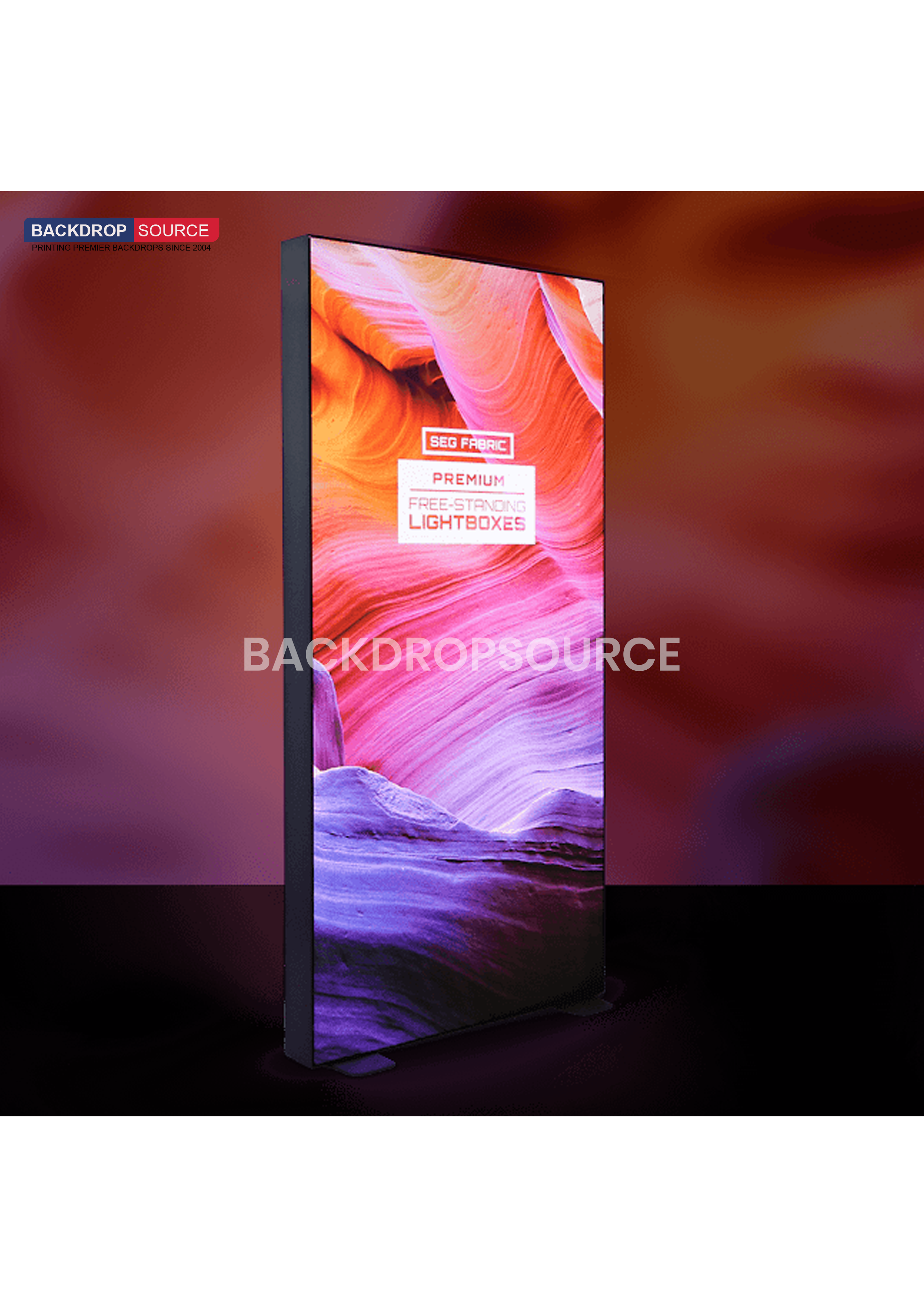 Backlit SEG Fabric Display Frame - 3.15inch Depth Aluminum Profile
