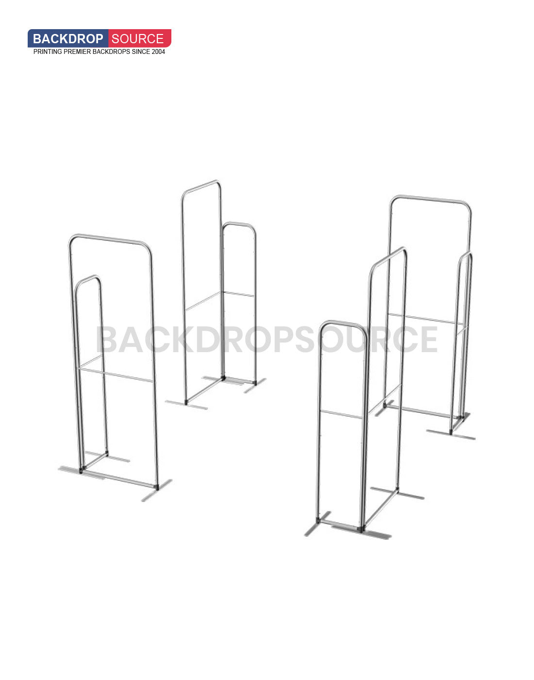 Expositor de tela magnética - Modelo 4 (3 x 3 m)