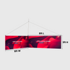 L Shape Hanging Banner