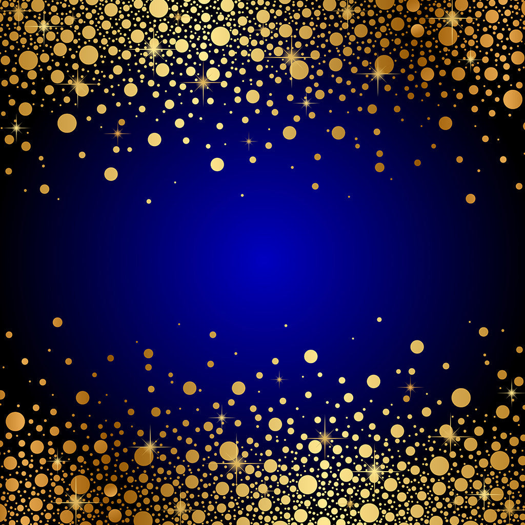 Gold Sprinkles Design Backdrop - Backdropsource