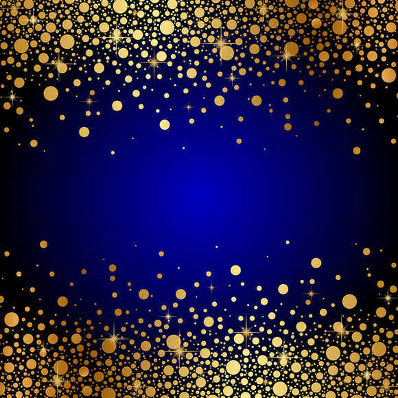 Gold Sprinkles Design Backdrop - Backdropsource