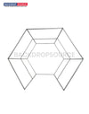 Recinto hexagonal para stand de Vogue