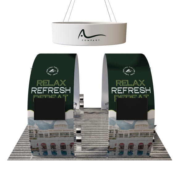Portable Exhibit Display 10ft x 20ft - Model 9