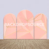 Peach Marble Themed Party Backdrop Media Sets for Birthday / Events/ Weddings - Backdropsource