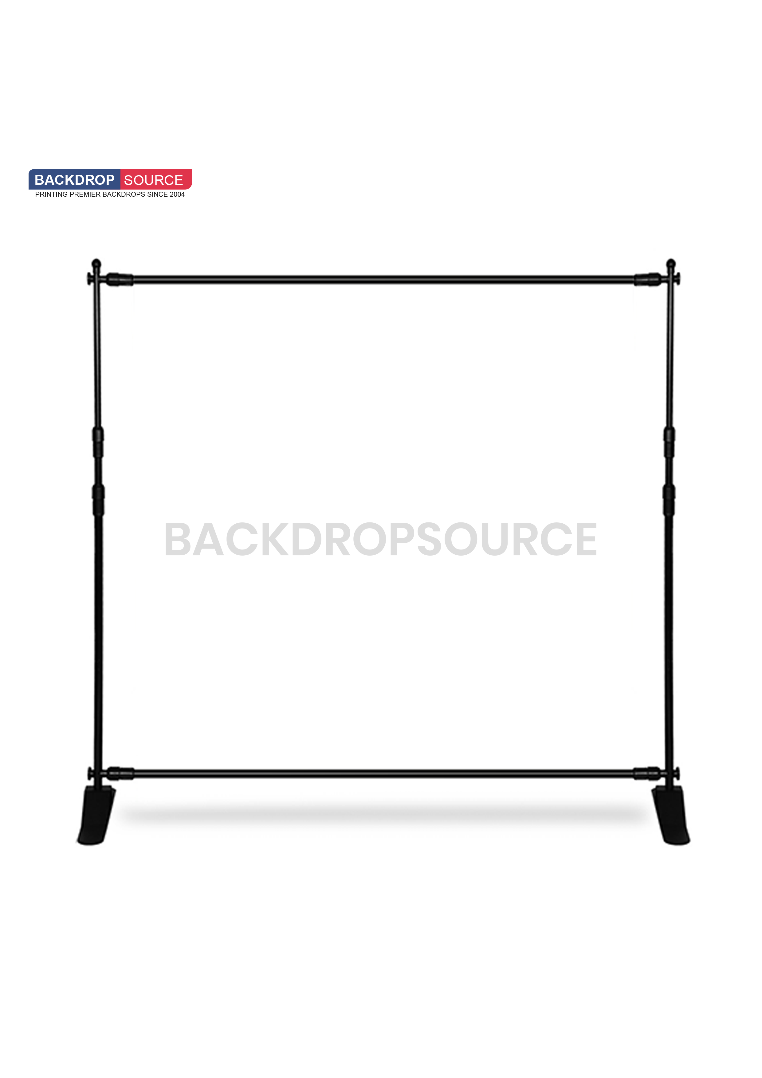 Fondo de tela para pared multimedia con soporte ajustable