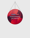 Banner de disco colgante vertical