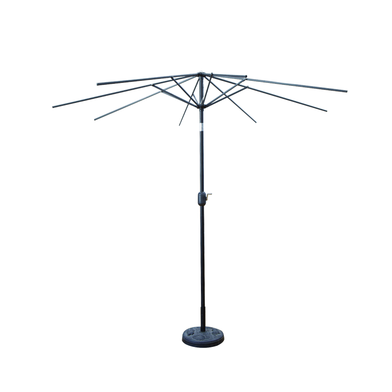 Sombrillas de patio inclinables (estructura de hierro) – 2,6 m x 2,6 m