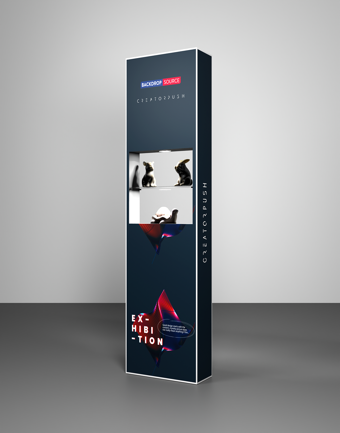 SEG Popup - Vitrina interior con anillo LED empotrado