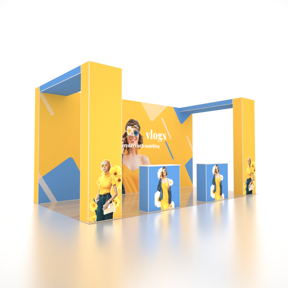 SEG Pro Popup Booth – Model 5 (20ft x 10ft)