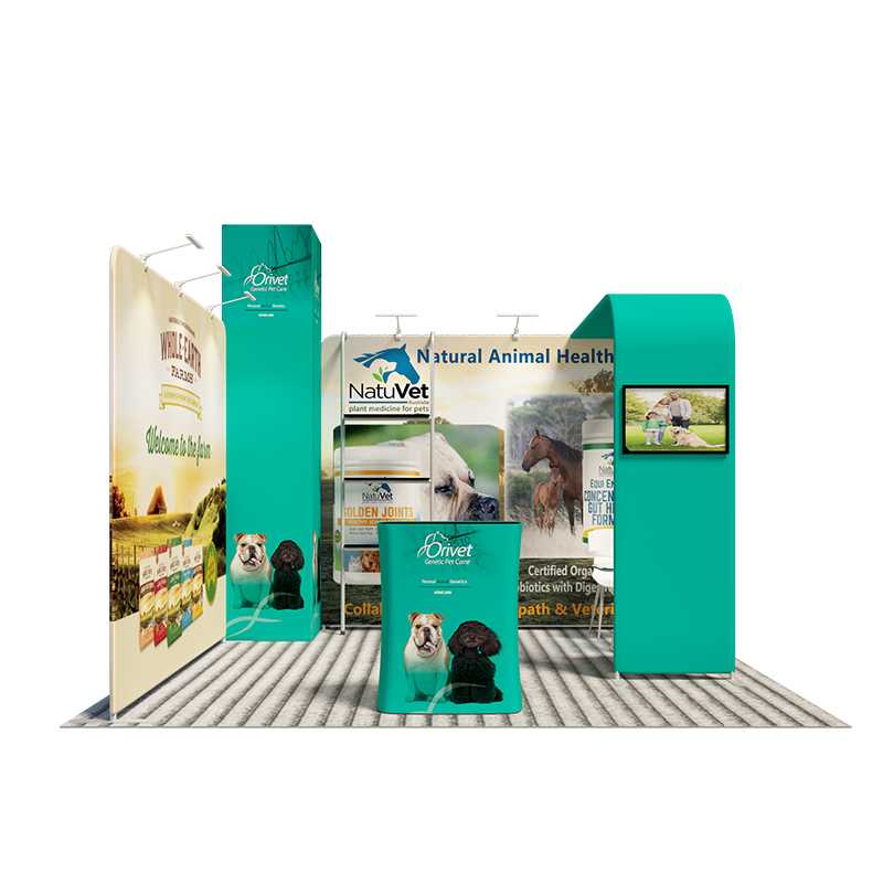 Kits de stand modular de 20 pies x 20 pies - Modelo 01