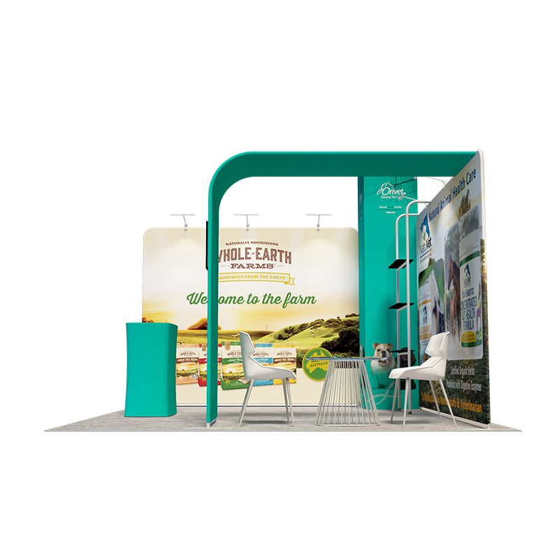Kits de stand modular de 20 pies x 20 pies - Modelo 01