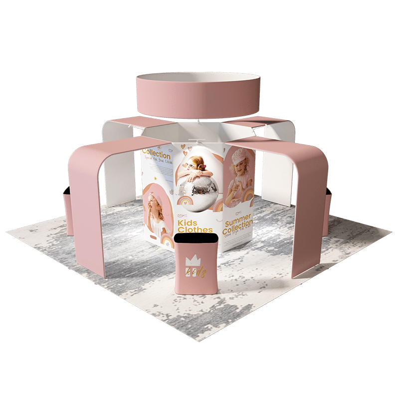 Modular Booth Kits 20ft x 20ft - Model 06 - Backdropsource