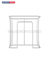 Carpa Cubo - Fotomatón con entrada semiabierta