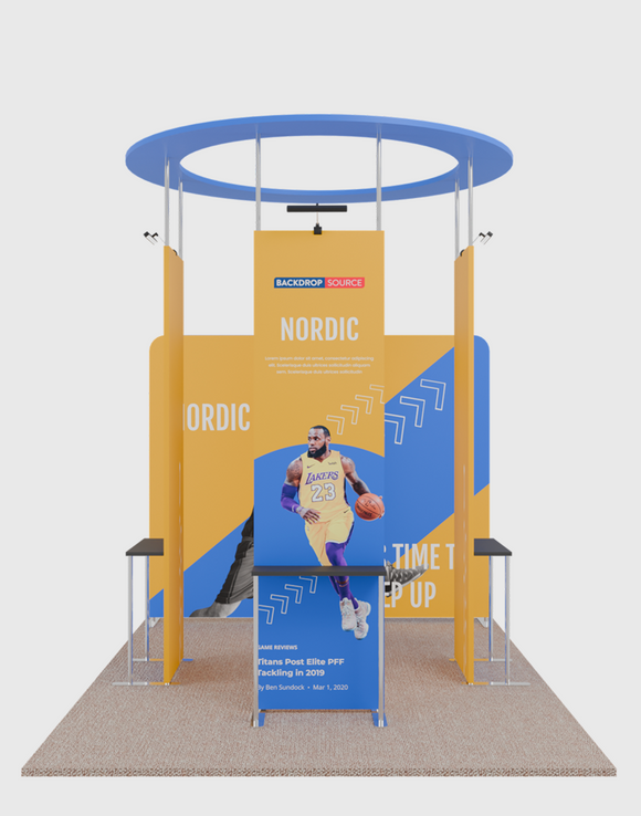 Modular Booth Kits 20ft x 20ft - Model 10