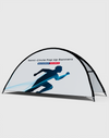 Banners semicirculares desplegables (impresos a doble cara)