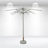Square Patio Umbrella With Valances – 6.5ft x 6.5ft