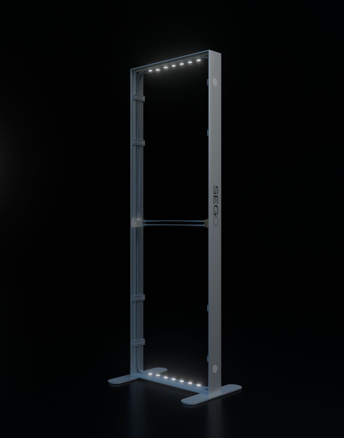Caja de luz retroiluminada SEGO - 1 m de ancho x 2,3 m de alto