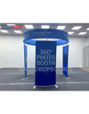 Recinto para fotomatón de 4 paneles con vista de 360 grados