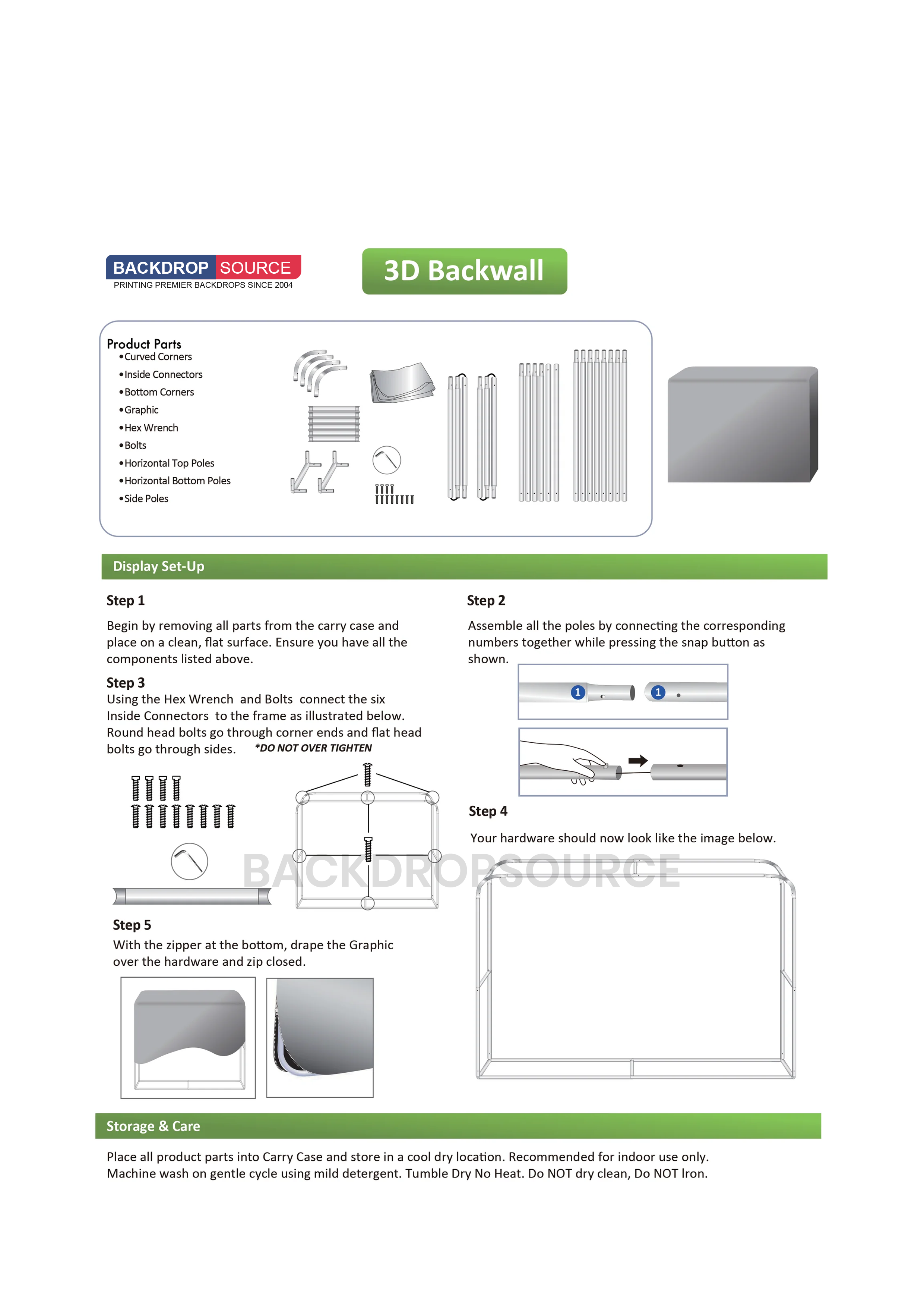 3D Wall Box Fabric Exhibition Display