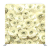 3D floral White Media wall - Backdropsource