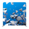 3D Pyramid Media Wall - Backdropsource