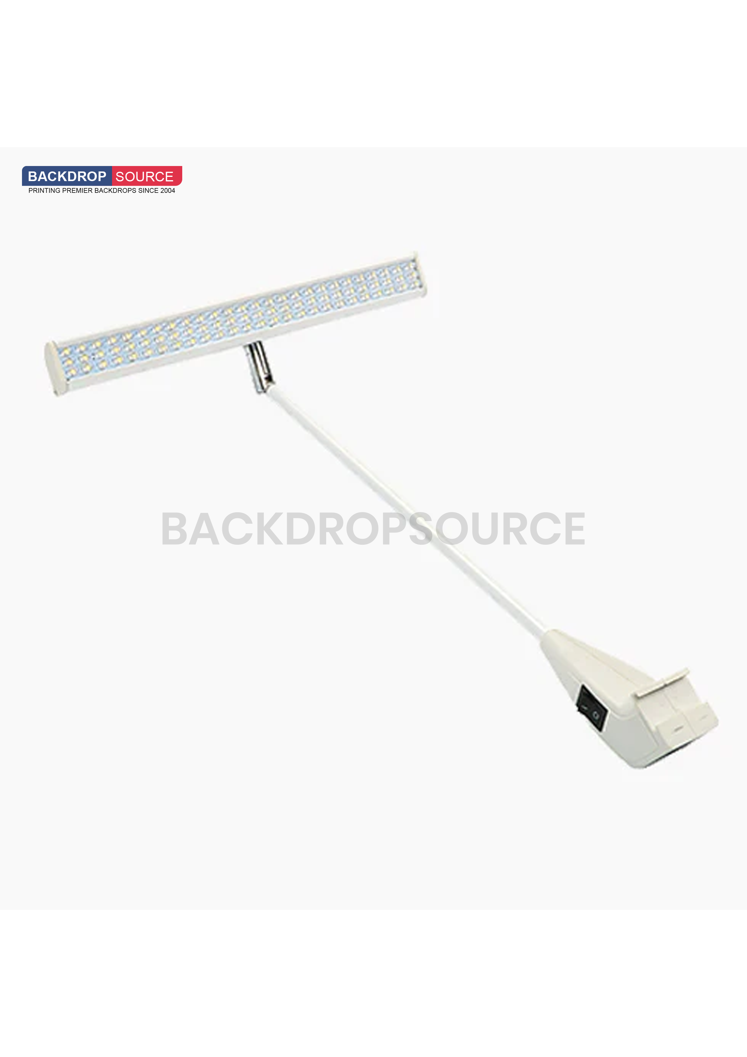 Kit de pared trasera curva con foco LED