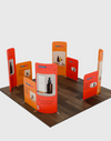 Expositor de tela magnética - Modelo 5 (3 x 3 m)