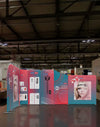 Magnetic Fabric Booth Display - Model 3 (16.4 x 13ft)
