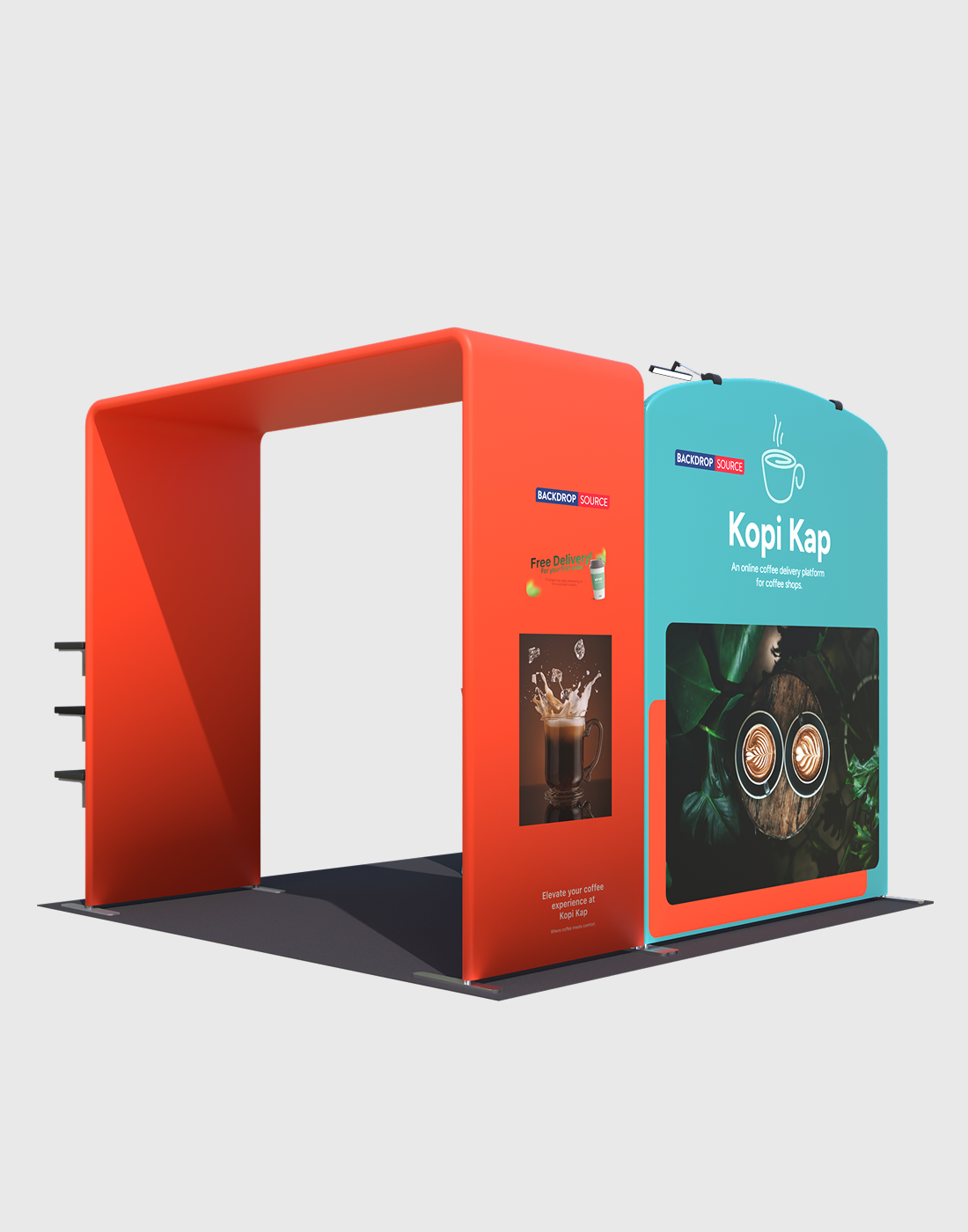 Portable Exhibit Display 10ft x 10ft - Model 37