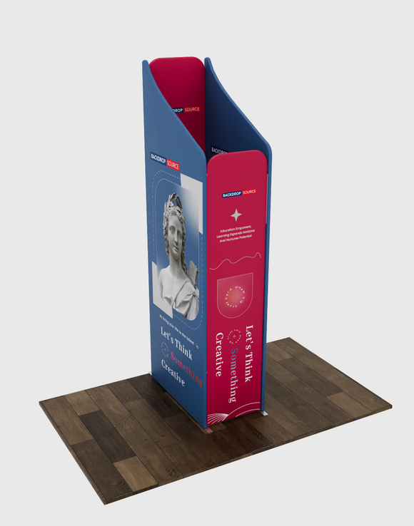 Expositor de tela magnética - Modelo 4 (6,5 x 6,5 pies)
