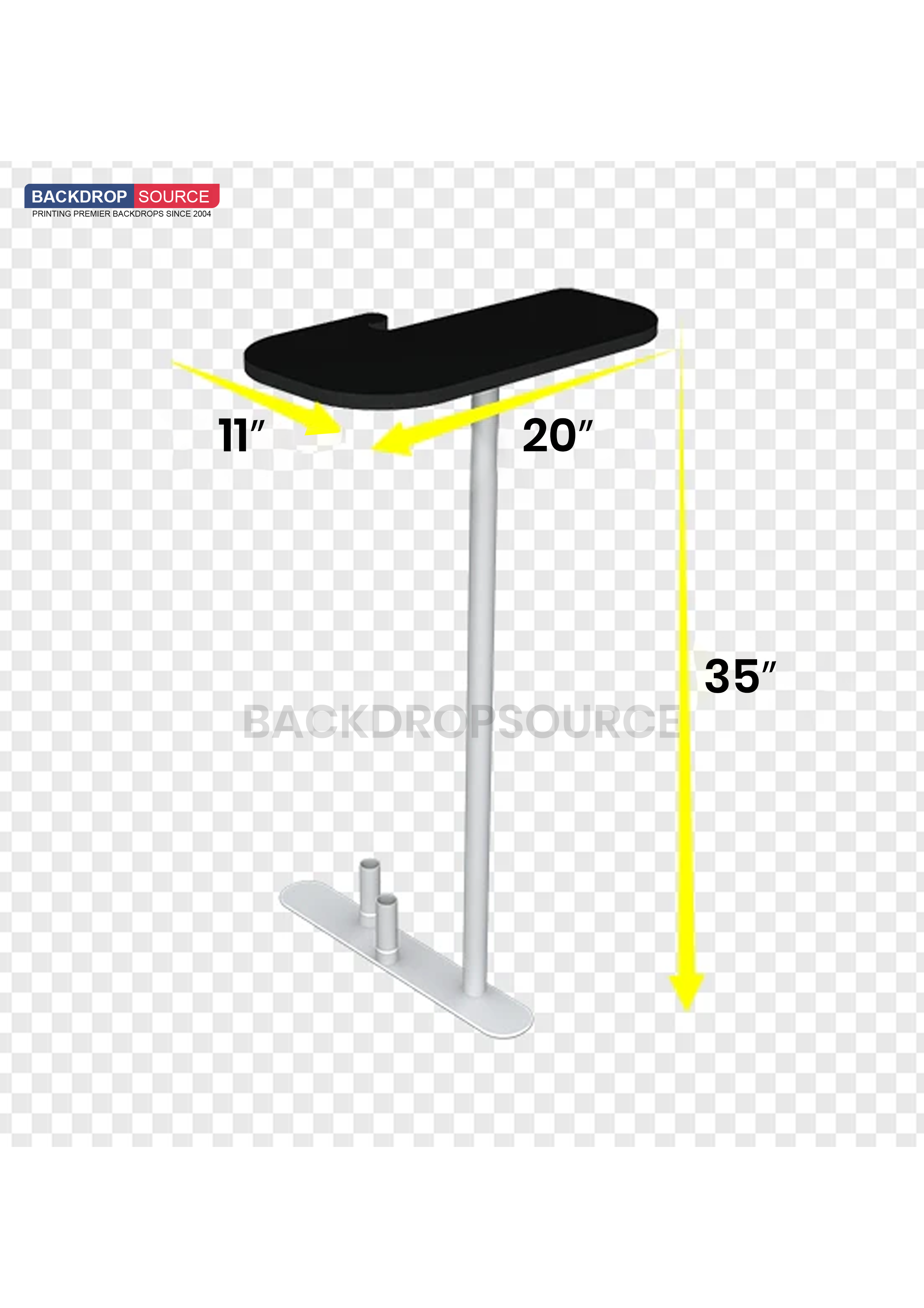Premium TV Display Exhibition Kit for 10ft Wide Booths