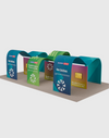 Kits de stand modular de 30 pies x 20 pies - Modelo 1