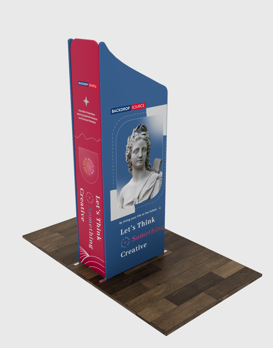 Expositor de tela magnética - Modelo 4 (6,5 x 6,5 pies)