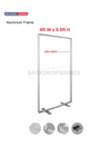 Exhibidor de caja de luz LED de tela sin marco SEG - 4 pies de ancho x 6,5 pies de alto