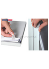 Exhibidor de caja de luz LED de tela sin marco SEG - 4 pies de ancho x 6,5 pies de alto