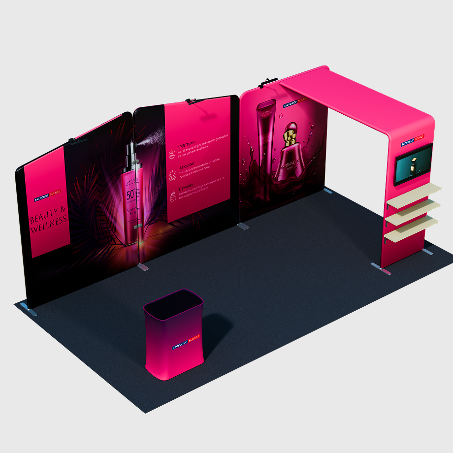 Portable Exhibit Display 10ft x 20ft - Model 18