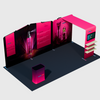 Portable Exhibit Display 10ft x 20ft - Model 18