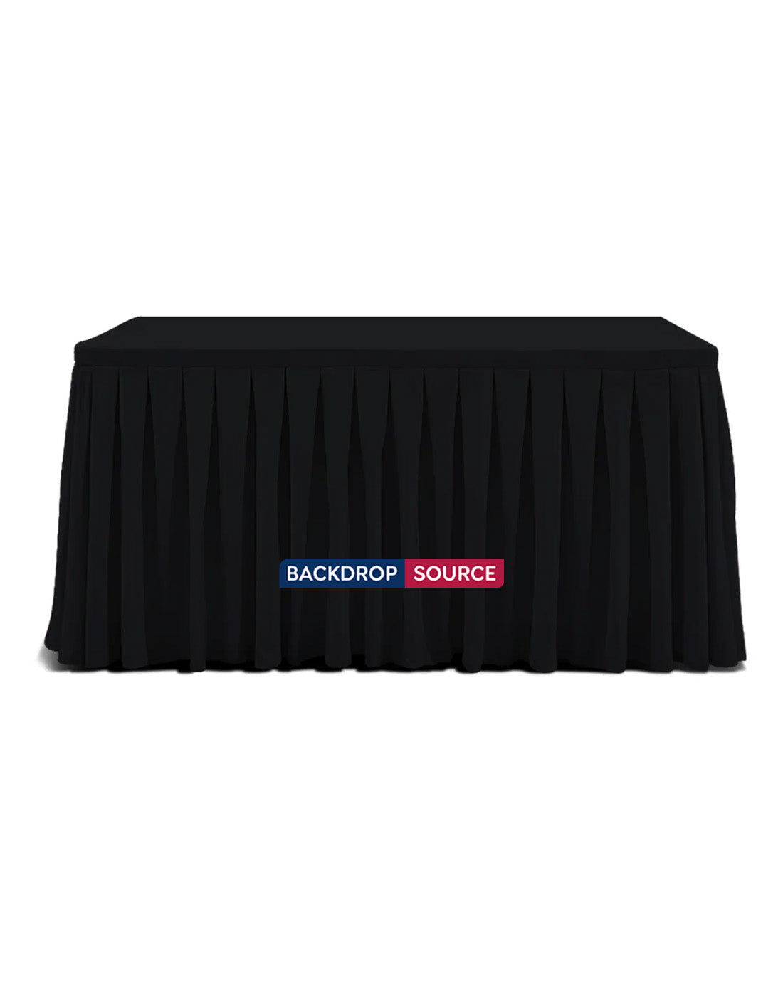 Faldas de mesa personalizadas con parte superior