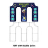 3D Fabric Triumphal Arch Backdrop