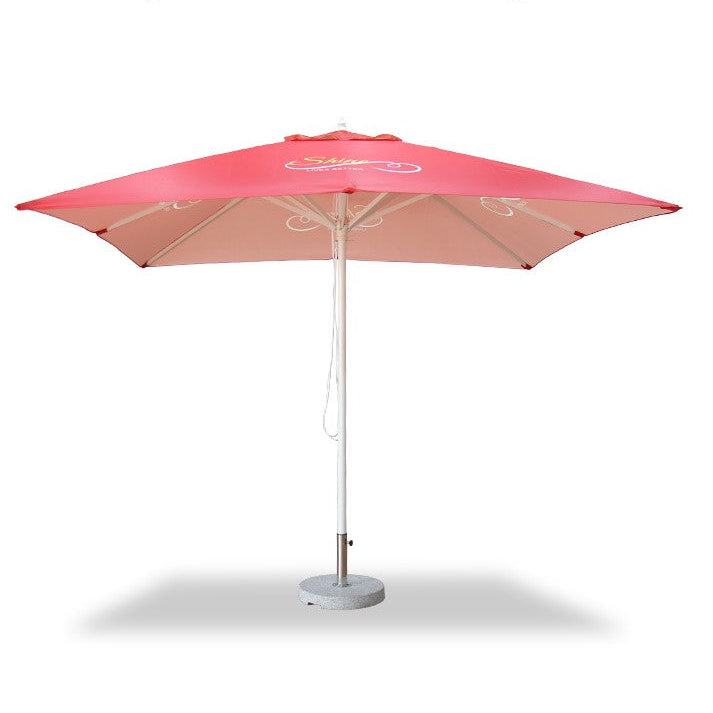 Sombrillas cuadradas de mercado: 3 m x 3 m