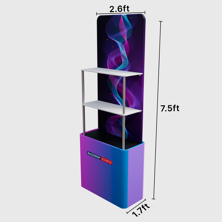 Exhibición de torre de marca de mesa